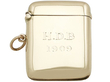 Edwardian Antique Gold Vesta Case for Sale