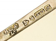 Edwardian Antique Gold Vesta Case hallmarks
