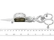 Wick Trimmer Scissors with Ruler