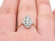 Antique Marquise Diamond Ring On hand