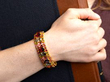 gemstone bracelet in gold