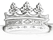 Heraldry on Plain Silver Photo Frame