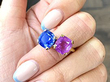 Blue and Pink Sapphire Ring