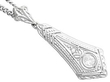 Diamond Drop Pendant 