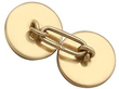 Horse Head Cufflinks reverse 