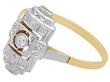 art deco dress ring