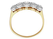 5 Stone Diamond Ring White Gold 