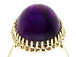 Cabochon Amethyst Ring 