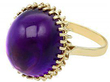 Cabochon Amethyst Ring 