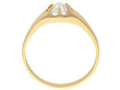 gents yellow gold diamond ring