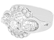 White Gold Ring with Diamonds