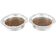 Vintage George VI Sterling Silver Coasters