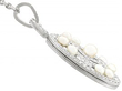 Antique Diamond and Pearl Pendant Side On