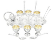 Silver Egg Cruet Set