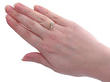 seed pearl and diamond ring wearing 