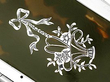 Tortoiseshell Clock decoration 