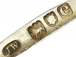 Silver Flag Vesta hallmarks
