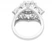 Platinum and Diamond Cocktail Ring 