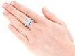 Platinum and Diamond Cocktail Ring