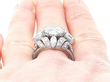 Platinum and Diamond Cocktail Ring