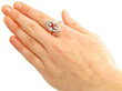Ruby and Diamond Marquise Ring
