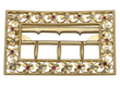 Antique Gold Belt Buckle with Rubies