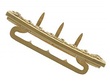 Antique Gold Belt Buckle with Rubies
