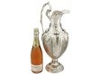 vintage Silver Ewer with a bottle