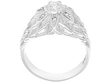 textured diamond ring