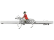 horse and rider brooch