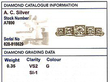 Graduated Five Stone Ring Card