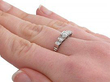 Graduated Five Stone Ring Wearing Hand