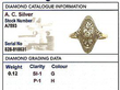 Antique Diamond Ring Card
