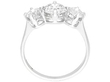 Vintage Three Stone Diamond Ring side
