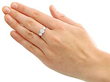 Vintage Three Stone Diamond Ring wearing