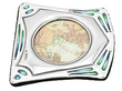 Antique Enamel Photo Frame