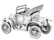 silver car side view