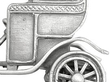 silver car detail