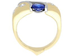 gold sapphire diamond ring 