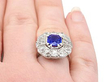 sapphire ring on hand