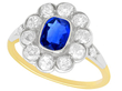 Yellow Gold Sapphire Ring