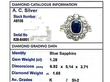 Yellow Gold Sapphire Ring Card