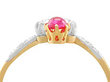 Ruby and Diamond Ring Antique