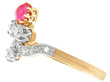 Ruby and Diamond Ring Antique