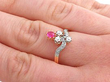 Ruby and Diamond Ring Antique