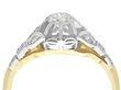 hallmarked 18k yellow gold diamond ring