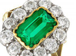 Antique Colombian Emerald Ring
