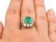 Antique Colombian Emerald Ring