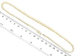 Single Strand Pearl Necklace with Diamond Clasp size