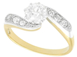 antique diamond twist ring
